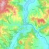 Raška topographic map, elevation, terrain