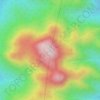 Azan Rara topographic map, elevation, terrain
