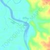 Buckland topographic map, elevation, terrain