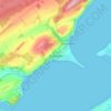 Fortrose topographic map, elevation, terrain