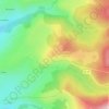 Le Suquet topographic map, elevation, terrain