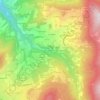 Les Eaux topographic map, elevation, terrain