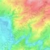 La Clavière topographic map, elevation, terrain