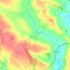 Gratwich topographic map, elevation, terrain