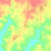 Flat Rock topographic map, elevation, terrain