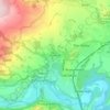 Acrefair topographic map, elevation, terrain