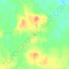 Pluck topographic map, elevation, terrain