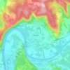 La Bondomie topographic map, elevation, terrain