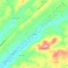 Cutcane topographic map, elevation, terrain