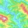 Priboj topographic map, elevation, terrain