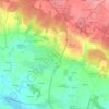 Meucon topographic map, elevation, terrain