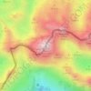 Rosni Peak topographic map, elevation, terrain