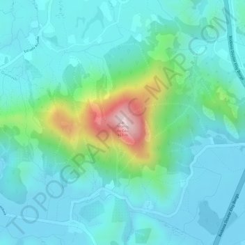 Morro do Céu topographic map, elevation, terrain