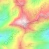 Monte Marzo topographic map, elevation, terrain