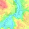 Washington Mills topographic map, elevation, terrain