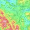 Horn topographic map, elevation, terrain