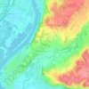 Chanteclair topographic map, elevation, terrain