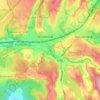 Camelsdale topographic map, elevation, terrain