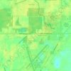 Evergreen topographic map, elevation, terrain