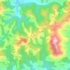 Torazu topographic map, elevation, terrain