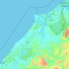 Miri Division topographic map, elevation, terrain