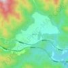 黄斜村 topographic map, elevation, terrain