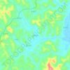 岭东村 topographic map, elevation, terrain