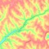 Bradysville topographic map, elevation, terrain