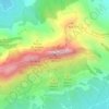 la Capella topographic map, elevation, terrain