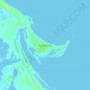 Treasure Cay topographic map, elevation, terrain