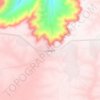 Gasera topographic map, elevation, terrain
