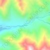 Cuestecita topographic map, elevation, terrain