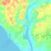 Girawan topographic map, elevation, terrain