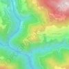 Kyapcha Dzong topographic map, elevation, terrain