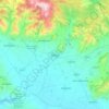 Drama topographic map, elevation, terrain