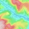 Ton Pentre topographic map, elevation, terrain