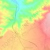 Ain Ahnache topographic map, elevation, terrain