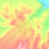 Villargordo topographic map, elevation, terrain