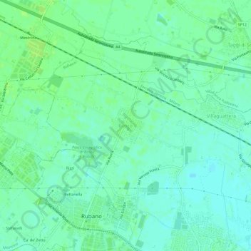 Bosco topographic map, elevation, terrain