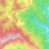 Acero topographic map, elevation, terrain