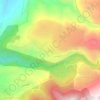 Miziara topographic map, elevation, terrain