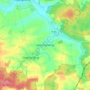 Untersanding topographic map, elevation, terrain