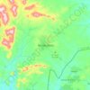 Bondoukou topographic map, elevation, terrain