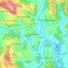 Mitternach topographic map, elevation, terrain