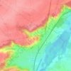 Les Huches Pies topographic map, elevation, terrain