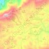Guarajá topographic map, elevation, terrain