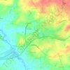 Les Jardins de Puy-Guyon topographic map, elevation, terrain