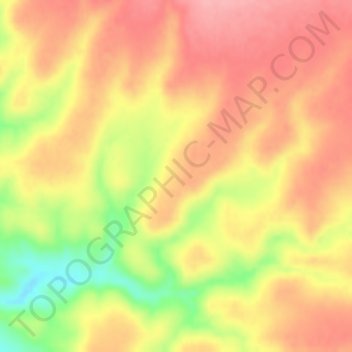 El Establo topographic map, elevation, terrain