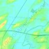 Severance topographic map, elevation, terrain