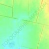 Impact crater topographic map, elevation, terrain